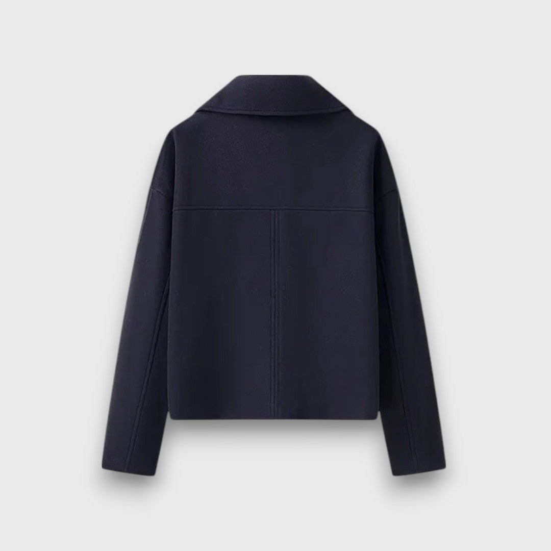 Pinalle – Short Coat with Notched Collar
