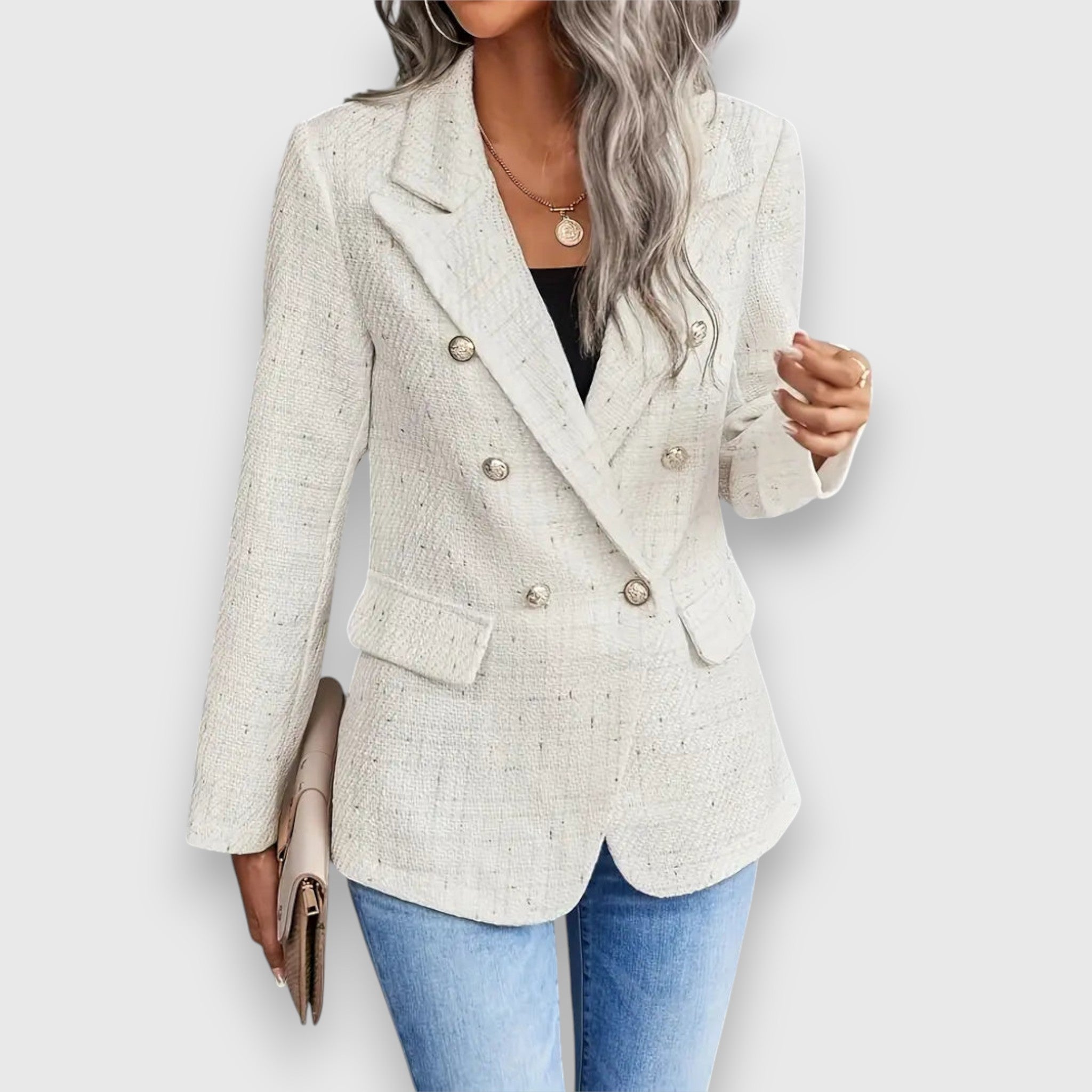 Zarela – Tweed Blazer for Warm Days