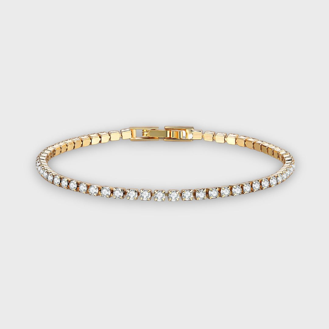 Arielle – Delicate Tennis Bracelet with a Touch of Sparkle