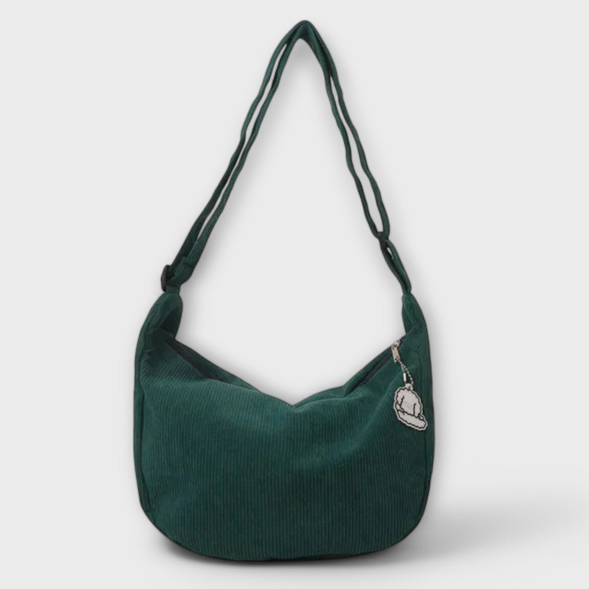 Loreva – Cord Shoulder Bag with Structure